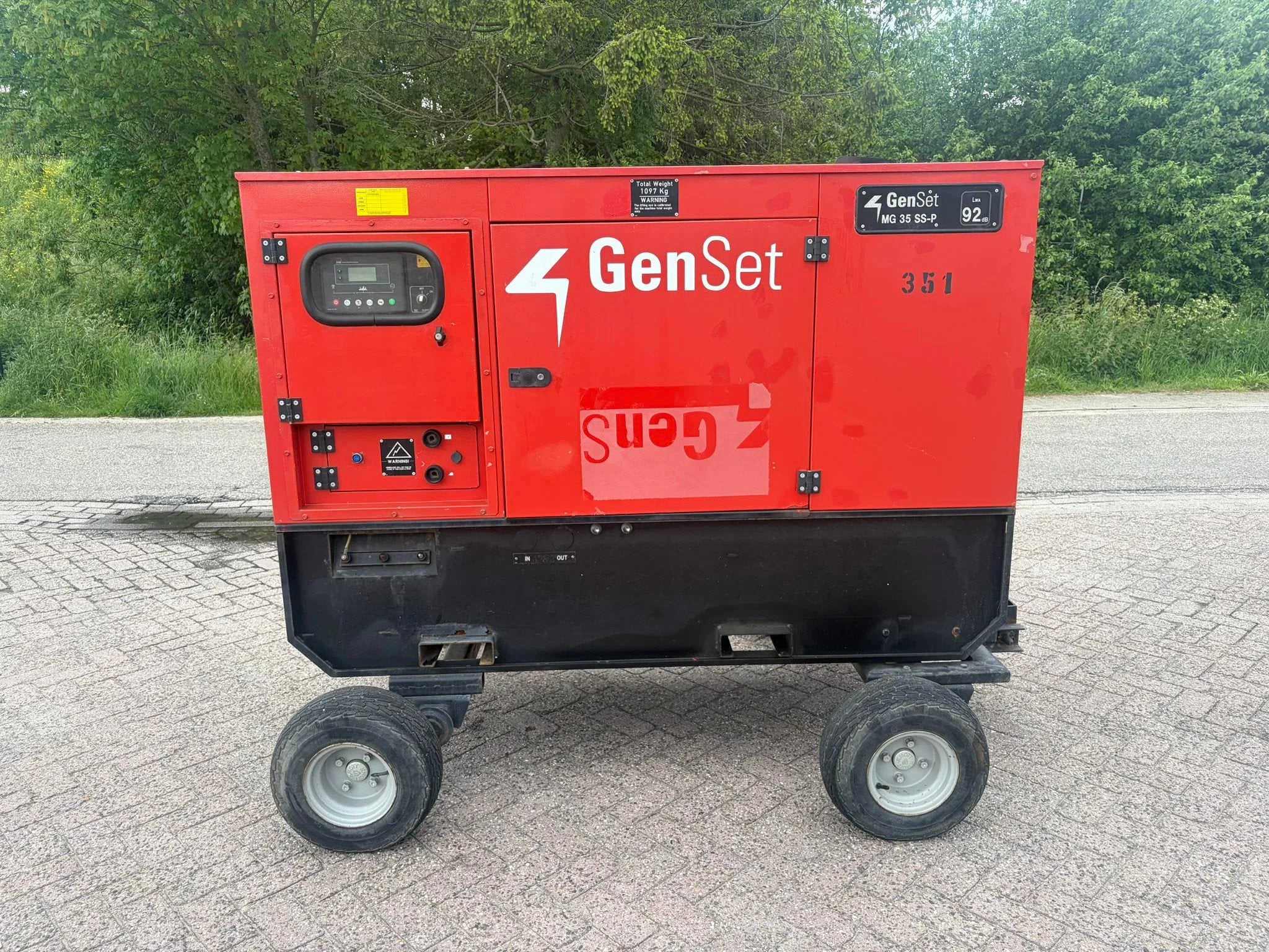 GenSet Perkins MG 35 SSP 35 kVA aggregaat generatorset, Zakelijke goederen, Machines en Bouw | Aggregaten