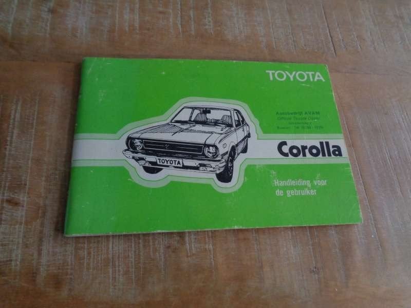 Toyota Corolla Type 3 - Handleiding Instructieboek - NL Boek, Auto diversen, Verzenden