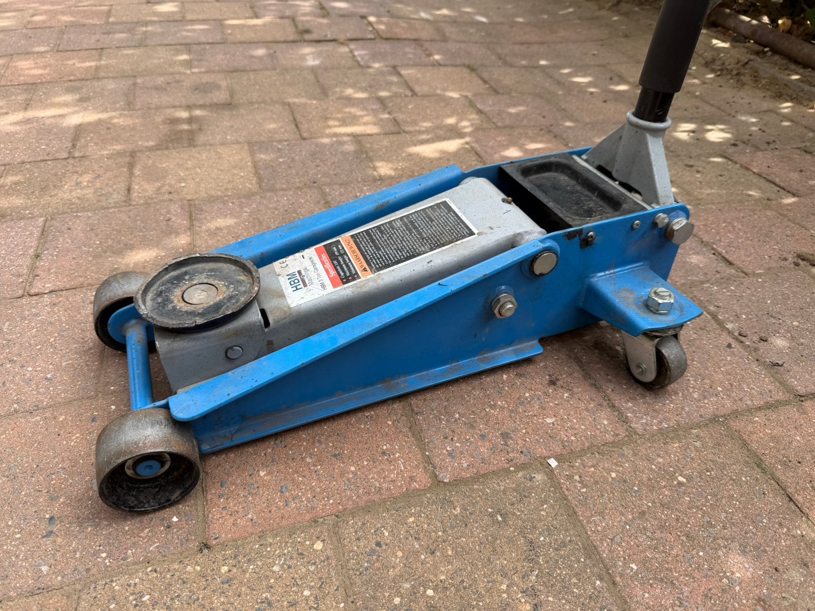 Garagekrik 3 ton, Gebruikt, Ophalen, Gebruikt, Hydraulisch, Garagekrik