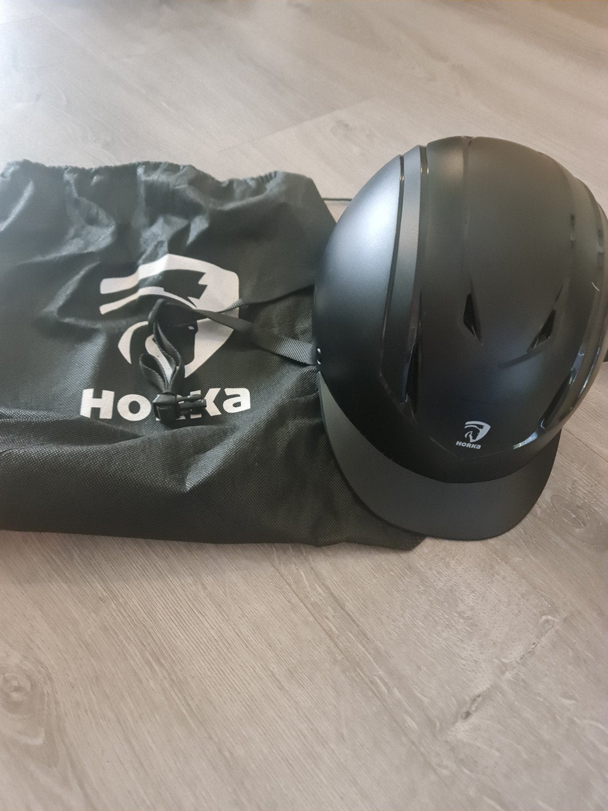 Horka cap, Dieren en Toebehoren, Paardrijkleding, Ophalen of Verzenden, Zo goed als nieuw, Rijhelm/cap, Verstelbaar