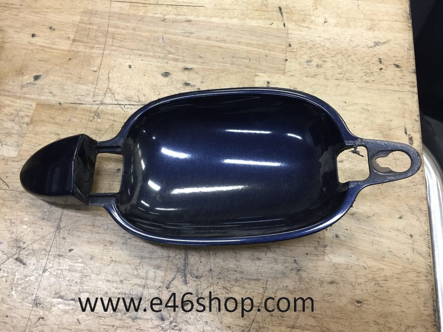 Deurgreep afdekplaat BMW E60 E61 Orientblau rechts voor, Gebruikt, -, Deur, -