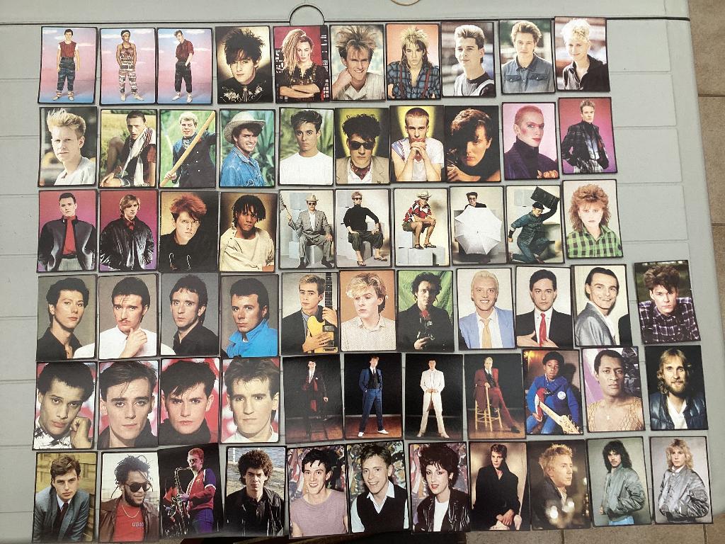 63 panini stickers plaatjes THE SMASH HITS COLLECTION, Ophalen of Verzenden, Gebruikt, Meerdere stickers