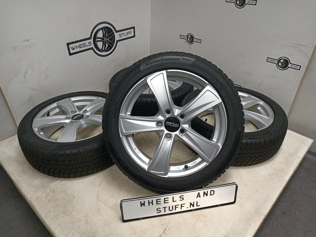 Oxxo lichtmetaal velgen 17"inch winterbanden Golf A3 5x112, Ophalen, Gebruikt, 17 inch, Banden en Velgen