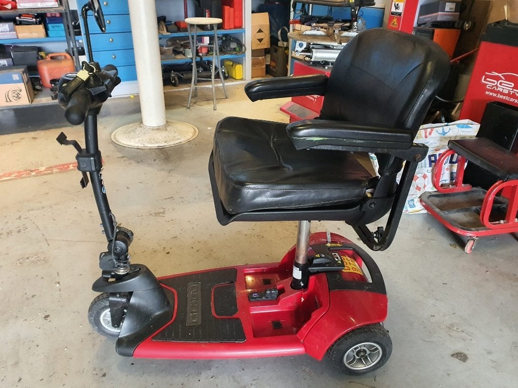 Opvouwbare scootmobiel, 10 km/u of minder, Gebruikt, 16 t/m 25 km, Ophalen