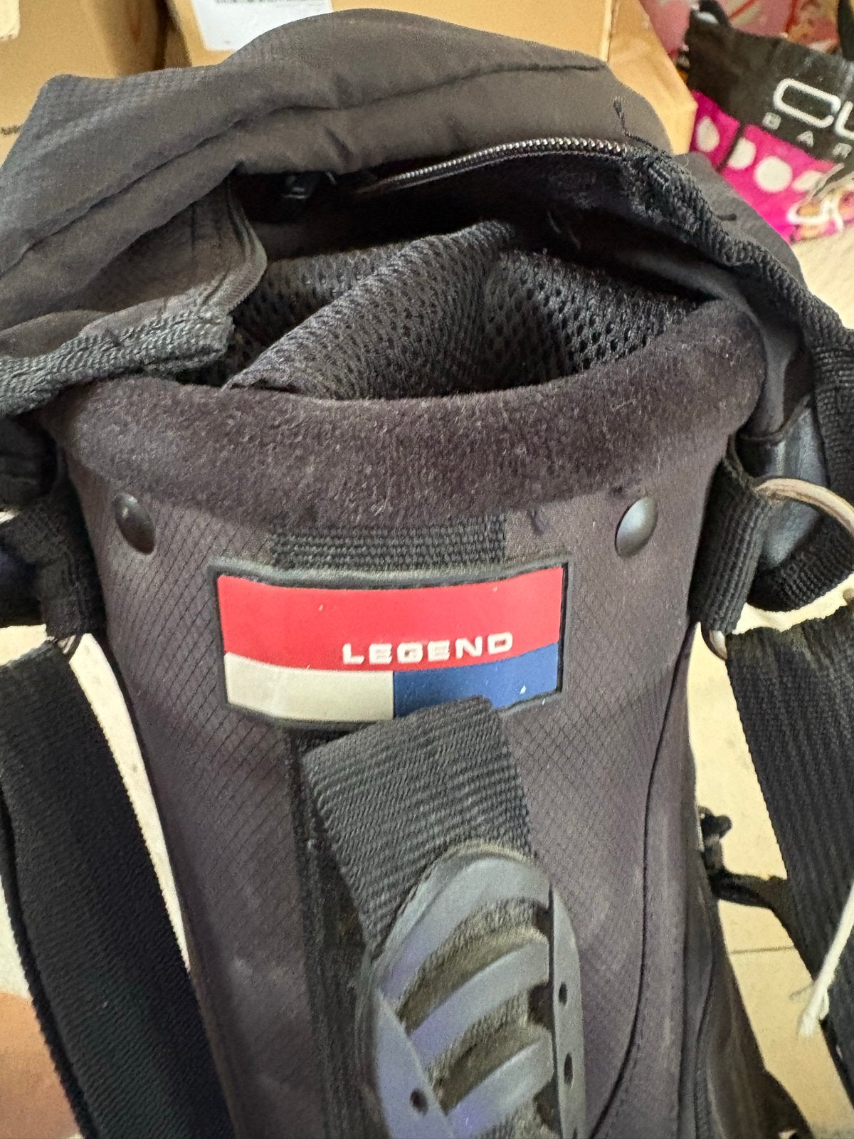 Legend Golf Standbag / Draagtas – Zwart, Ophalen of Verzenden, Gebruikt, Tas, Overige merken