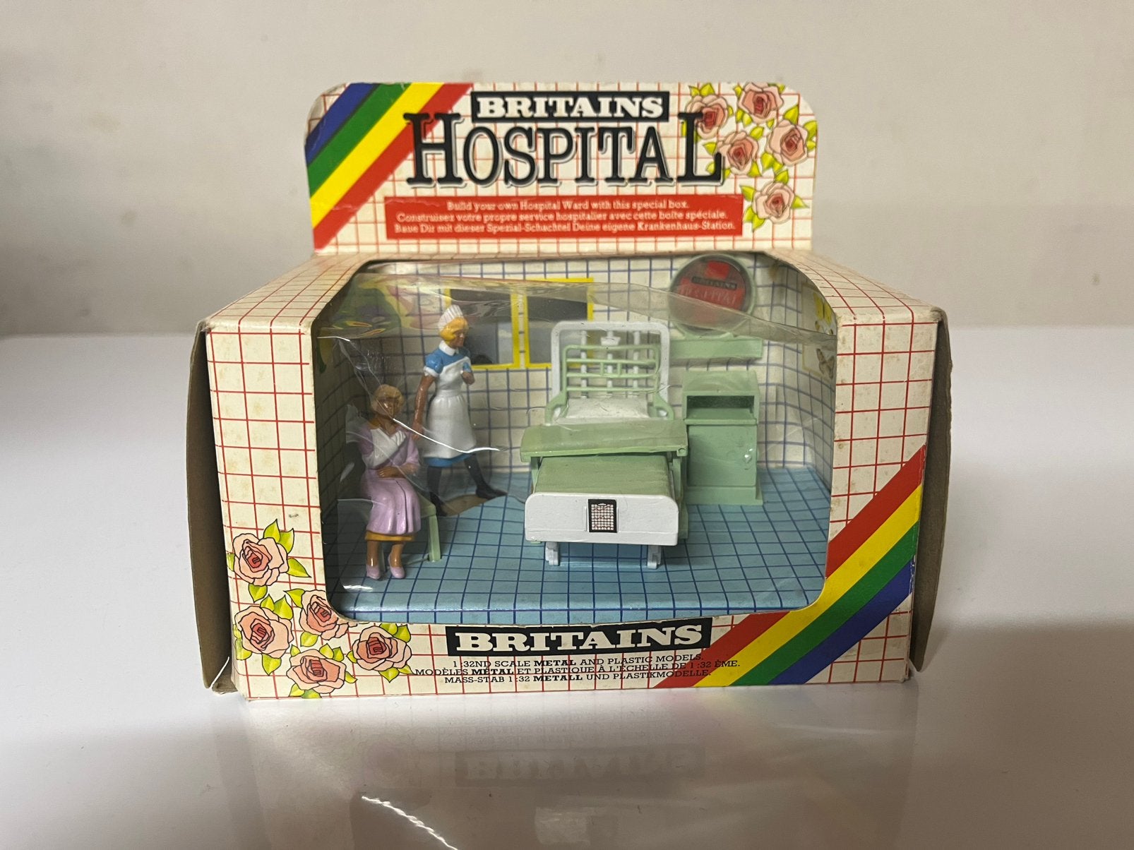 Britains HOSPITAL 7852, Ziekenhuiskamer Diorama, Schaal 1:32, Ophalen of Verzenden, Nieuw, Overige typen, Britains