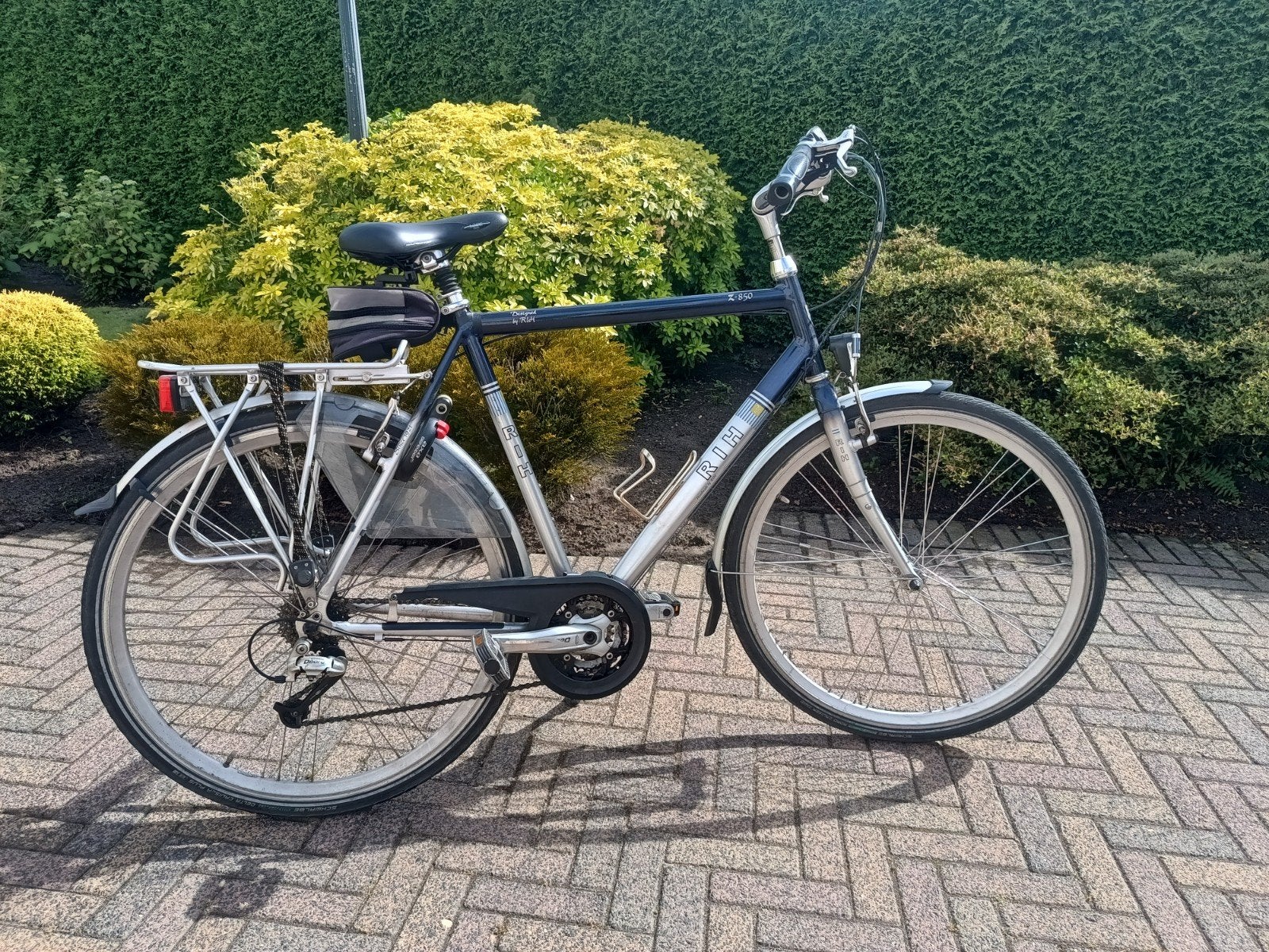 Rih Z850 Herenfiets - Handgemaakt en Sportief (60cm), 28 inch, Gebruikt, Velgrem, 57 tot 61 cm