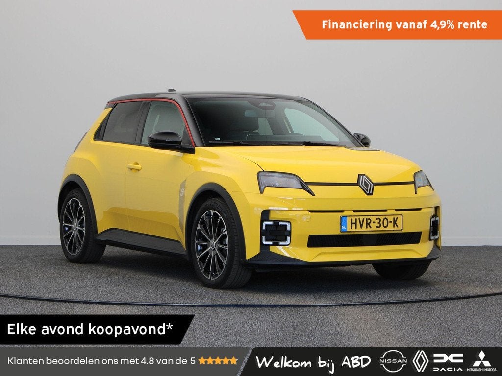 Renault 5 comfort range techno 52 kWh | Stoel-stuur verwarmi, Auto's, Renault, Stof, Gebruikt, 150 pk, Automatische klimaatregeling
