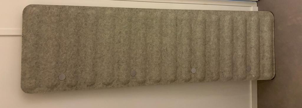 Bureau afscheider - grijs vilt - IKEA, Ophalen