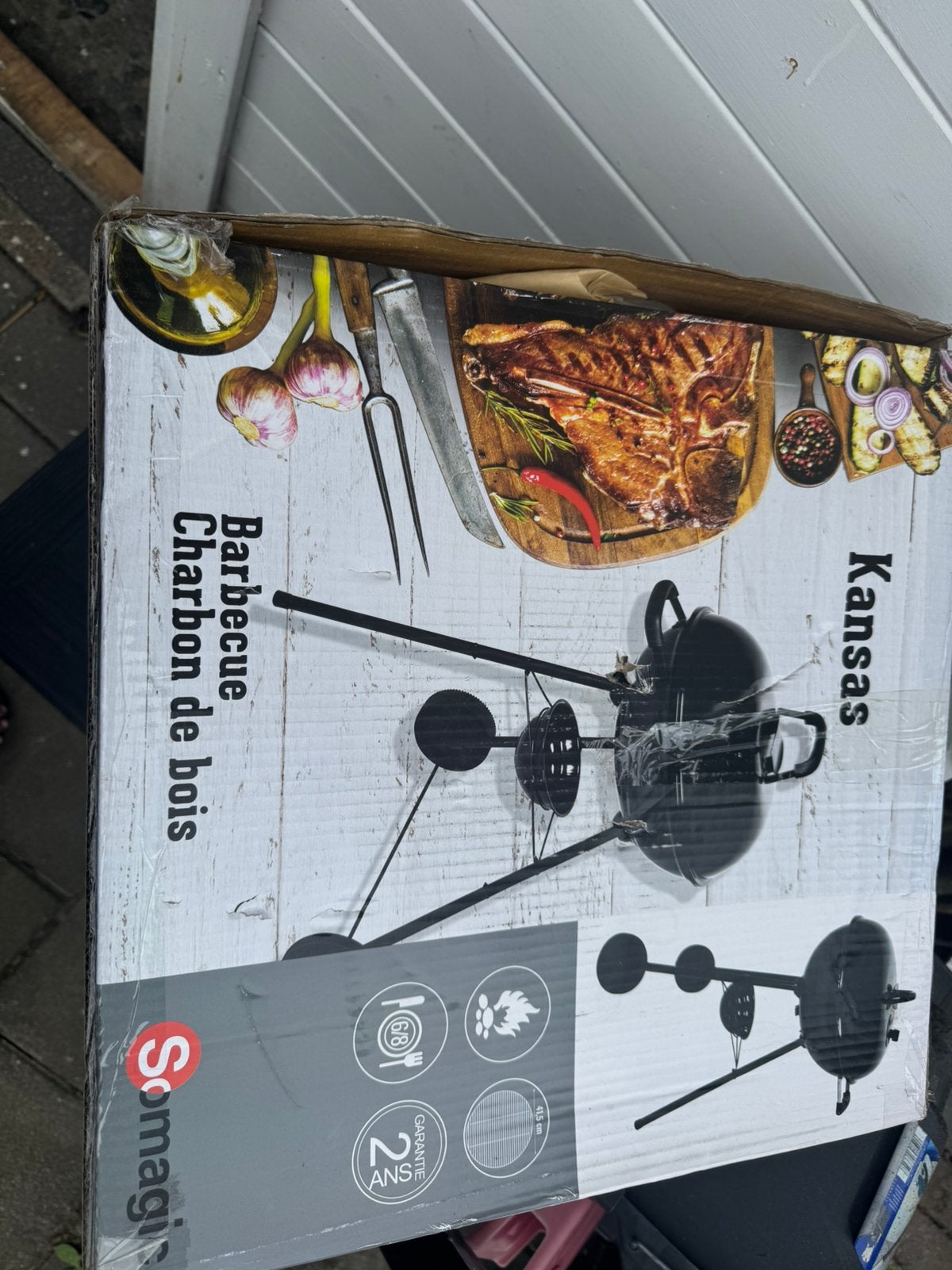 Somagic Kansas Houtskoolbarbecue - Nieuw (nooit gebruikt), Ophalen, Nieuw