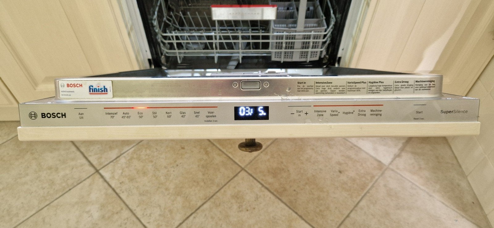 Bosch inbouw vaatwasser SD6P1B, Ophalen, Gebruikt, Minder dan 85 cm, Inbouw