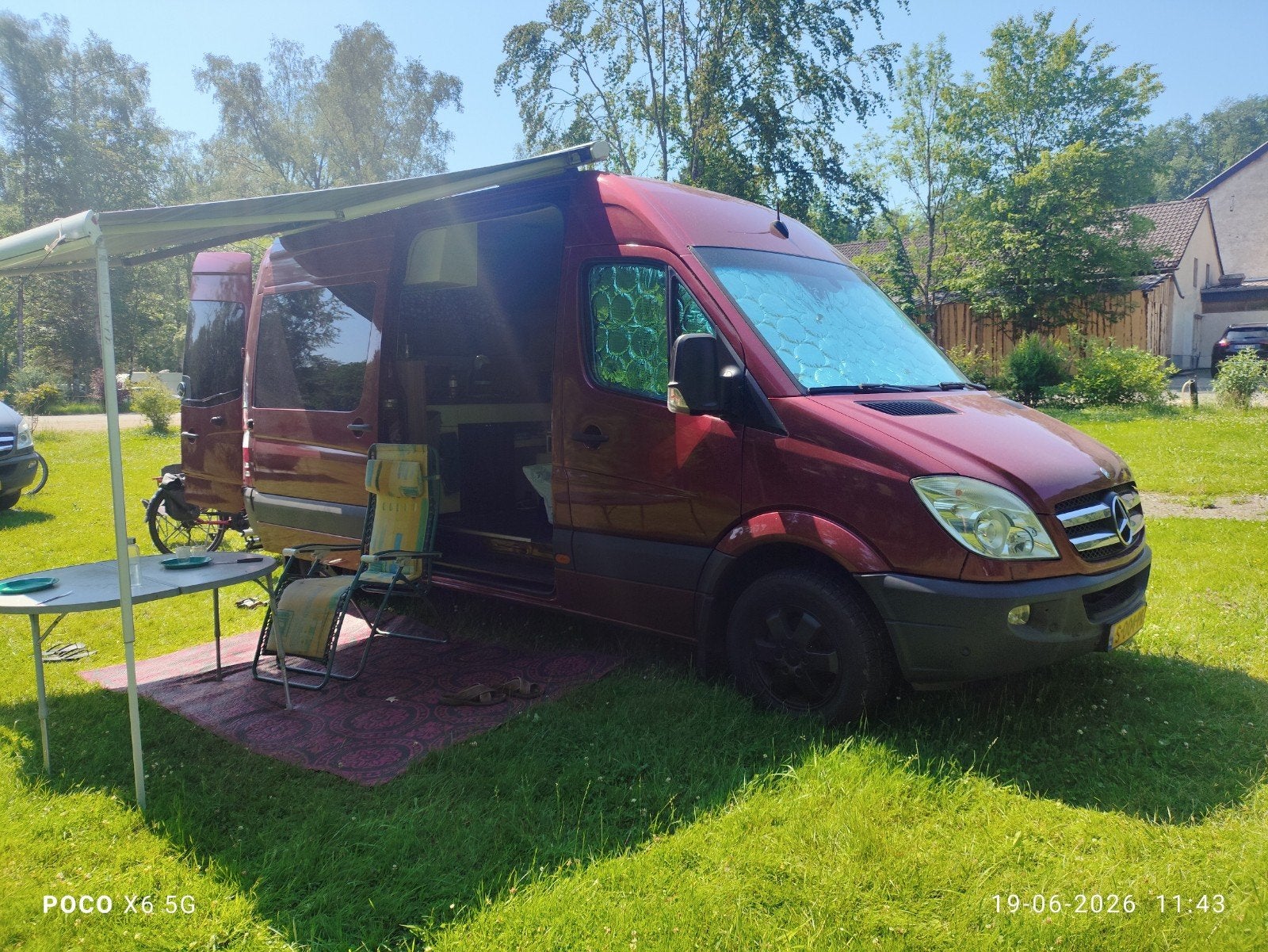 MB Sprinter Camperbus 180 pk Automaat - Topstaat Alle opties, Caravans en Kamperen, Campers, Automaat, Chemisch toilet, Tot en met 2