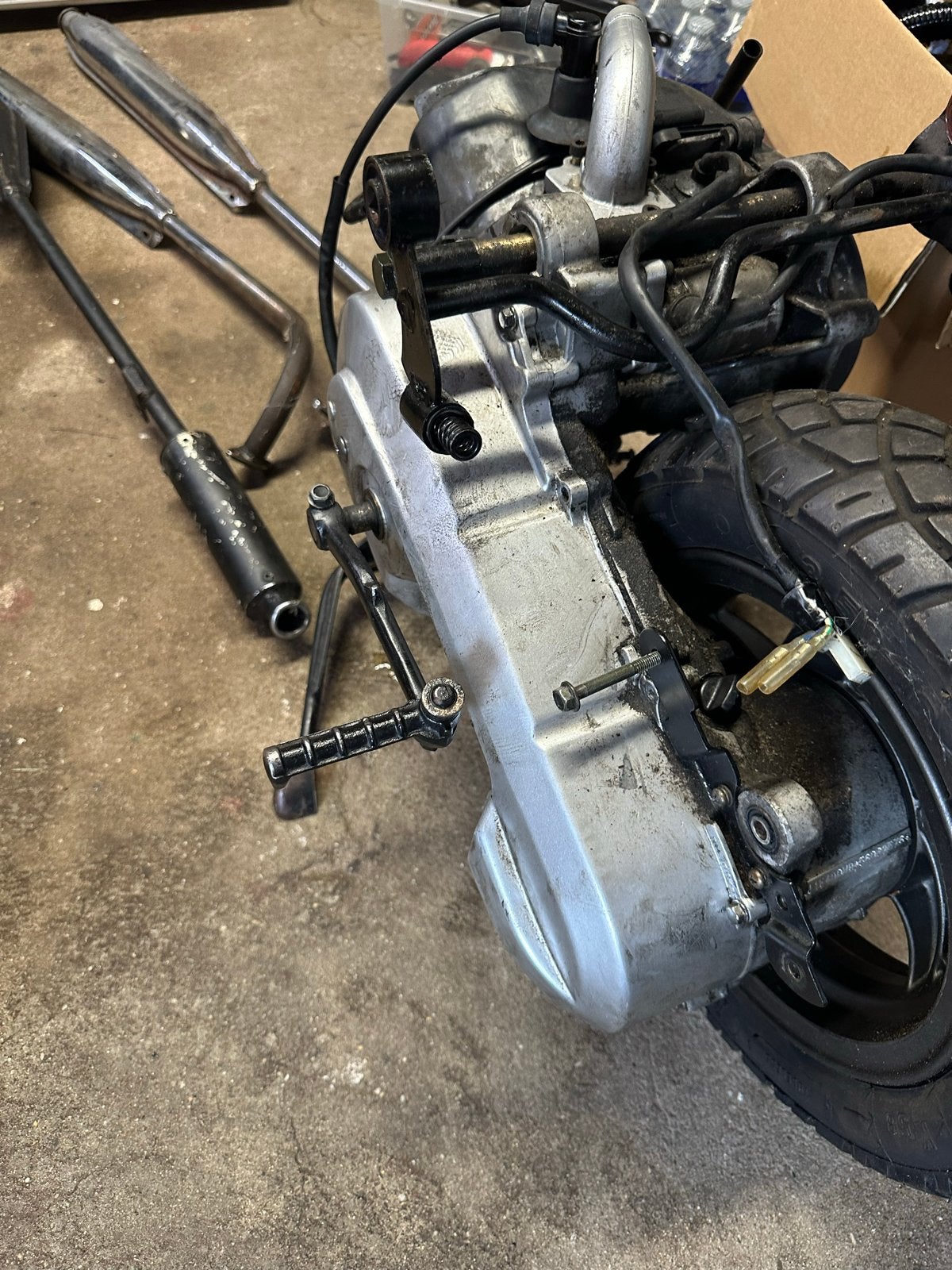Werkend scooterblok (mist bobine), Ophalen of Verzenden, Gebruikt, Blok, Overige merken