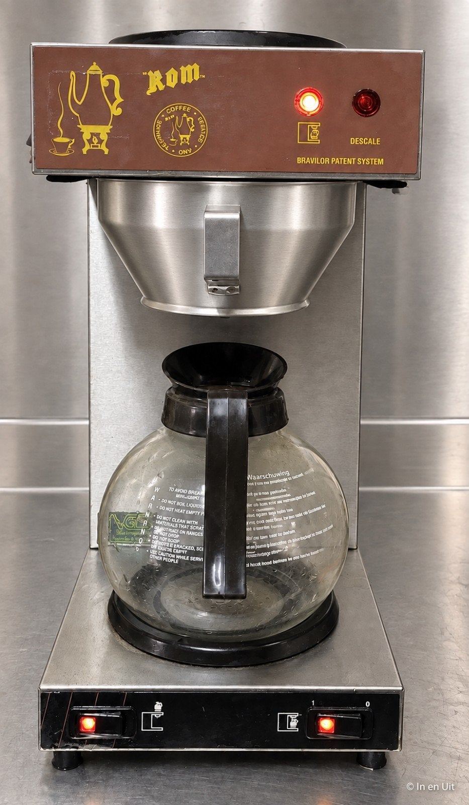 Bravilor snelfilter koffiezetapparaat - inruiler, Gebruikt, ., 10 kopjes of meer, Koffiemachine