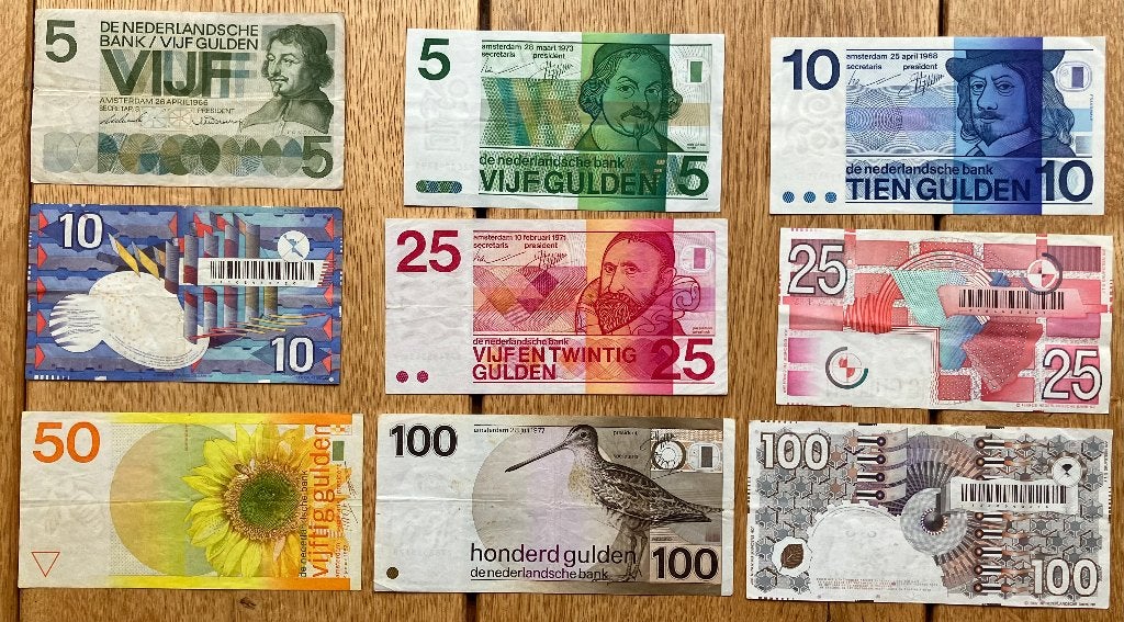 Lotje bankbiljetten Nederland (1), Postzegels en Munten, Ophalen, 50 gulden, Setje