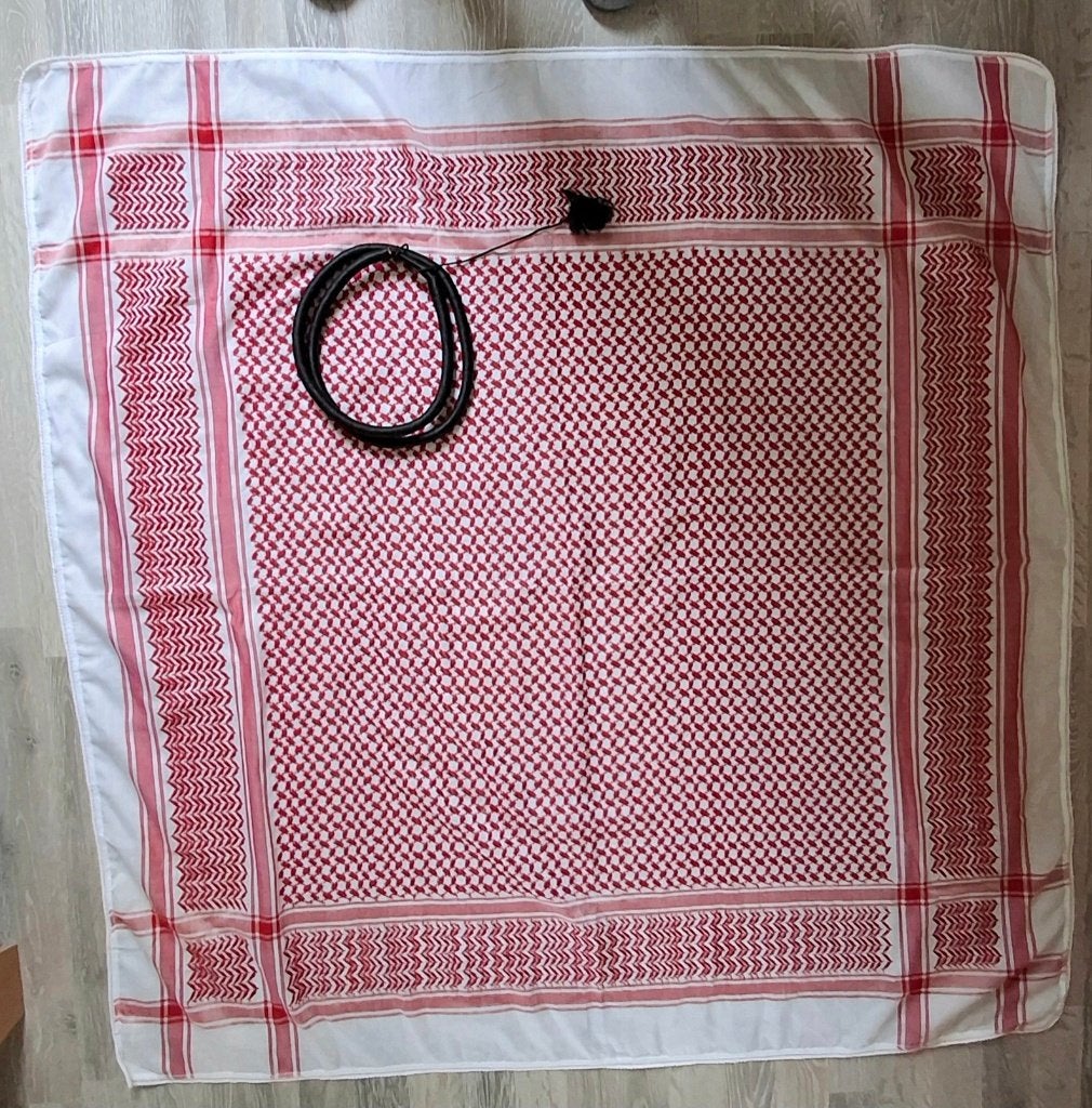 Jordaanse Shemagh-sjaal (Keffiyeh), Kleding | Heren, Ophalen of Verzenden, Nieuw, Overige maten, Sjaal