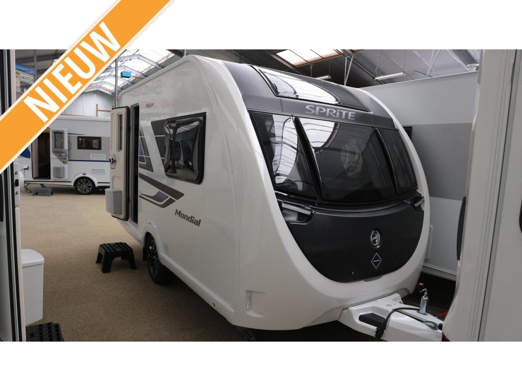 Sprite Mondial 370 SE Ook korting op mover mog., Caravans en Kamperen, Overige typen, Tot en met 2, Bedrijf, 750 - 1000 kg