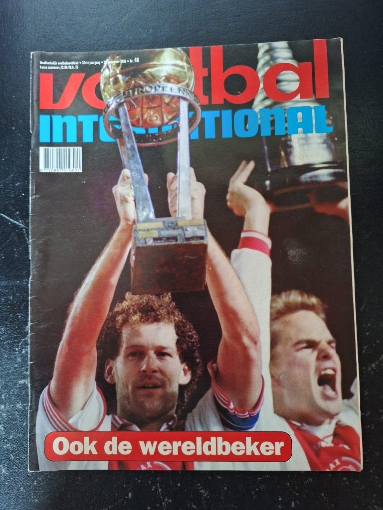 Magazine - Ajax wint de Wereldbeker 1995, Ophalen of Verzenden, Zo goed als nieuw, Ajax, Boek of Tijdschrift