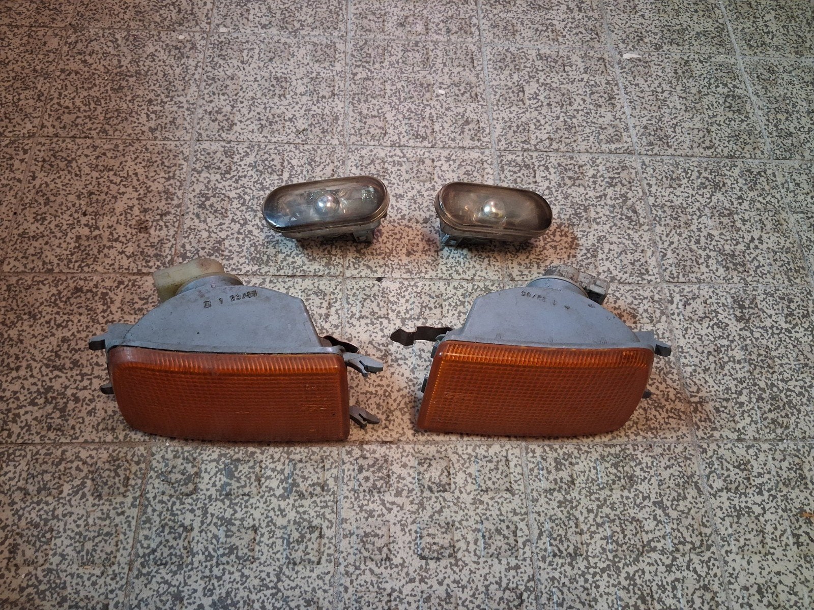 Originele set knipperlichten voor een golf 3. Voorbumper., Ophalen of Verzenden, Gebruikt, Volkswagen