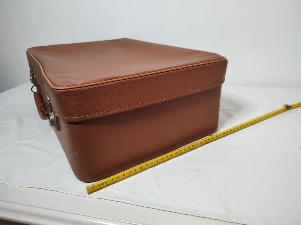 K736 VINTAGE jaren 50 koffer zeer fraai, Overige materialen, Gebruikt, Onbekend, Minder dan 50 cm