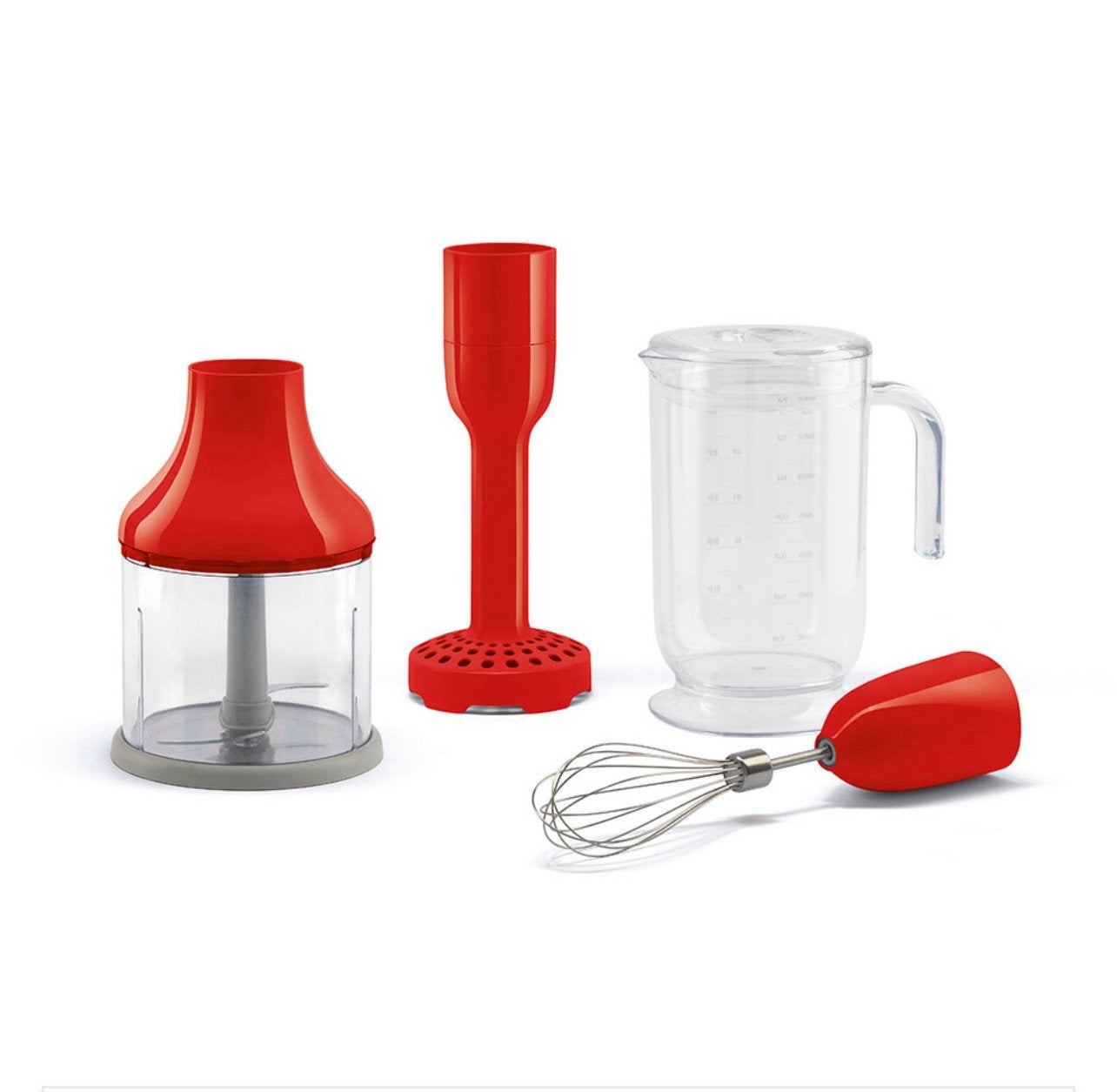 New- Red -Smeg Accessoirepakket t.b.v. Staafmixer hbac11rd, Witgoed en Apparatuur, Minder dan 1 liter, Ophalen of Verzenden, Nieuw