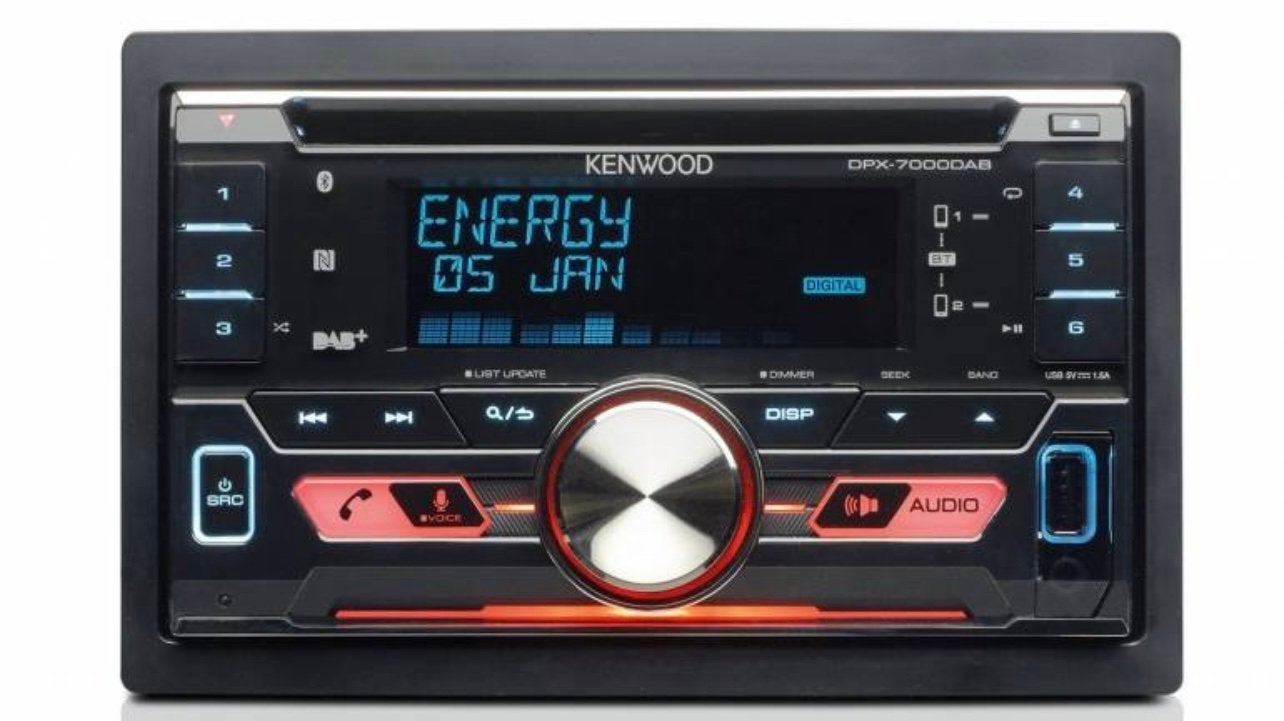 Een losse KENWOOD DPX-7100DABautoradio met bluetooth&dabfun., Ophalen of Verzenden, Zo goed als nieuw