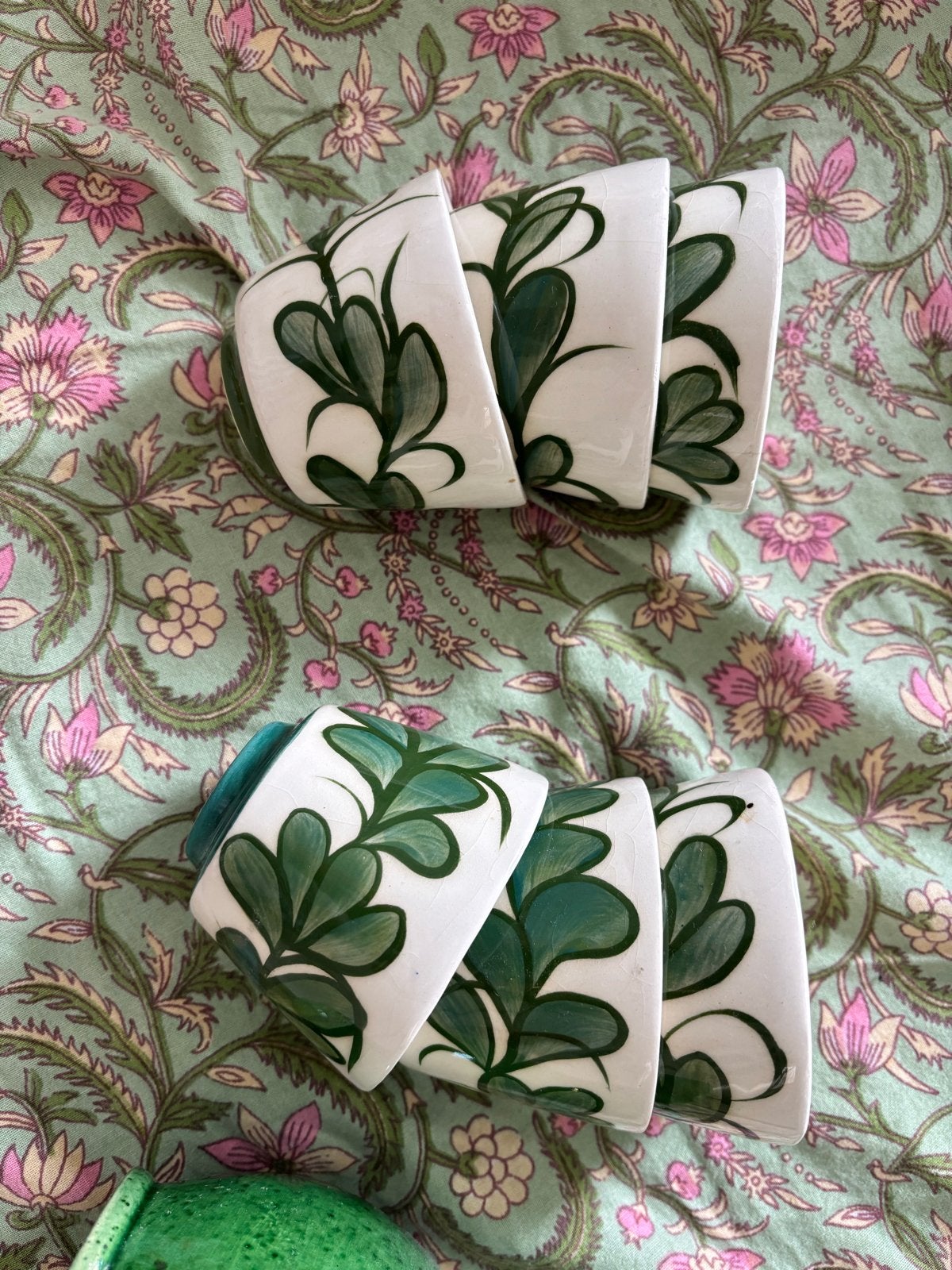Handgeschilderde Katherine kopjes, Antiek en Kunst, Antiek | Keramiek en Aardewerk, Ophalen