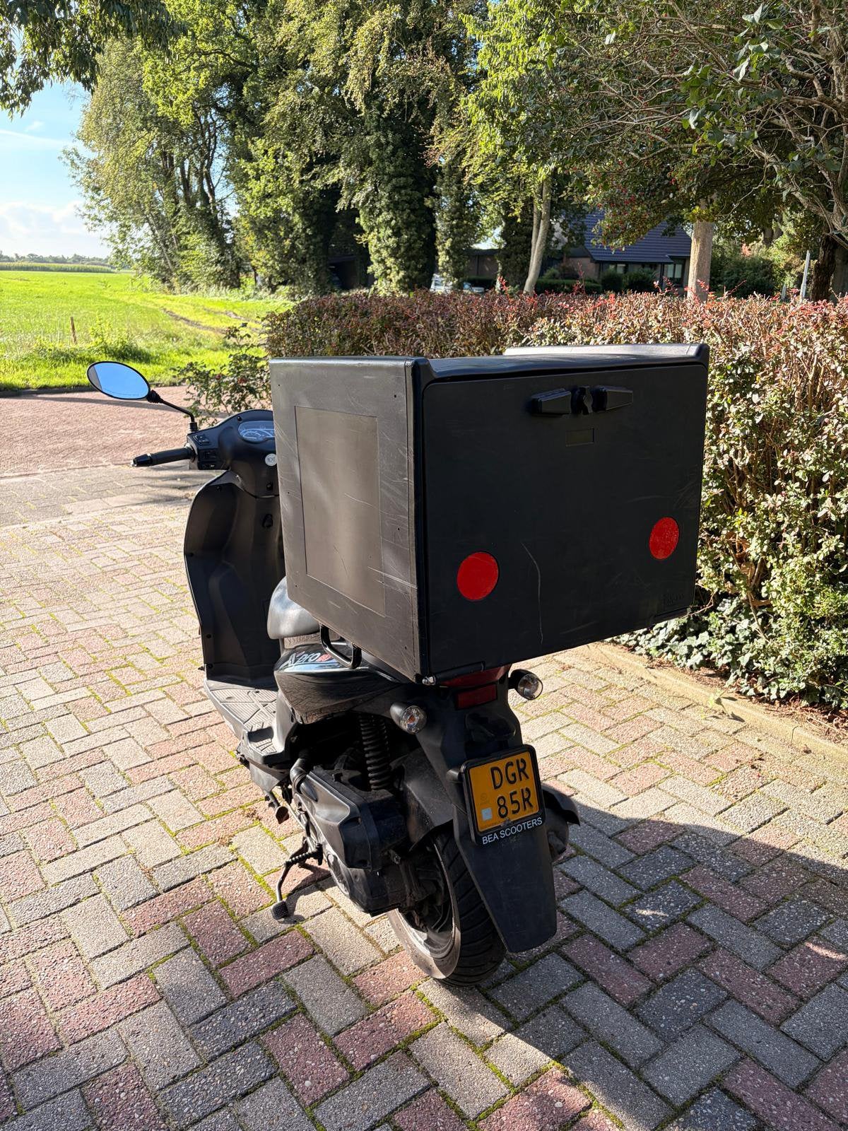 Bezorgbox vervoerdoos pizzabox, Ophalen, Gebruikt
