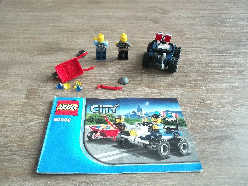 lego police 60006 police atv (2013), Ophalen of Verzenden, Gebruikt, Complete set