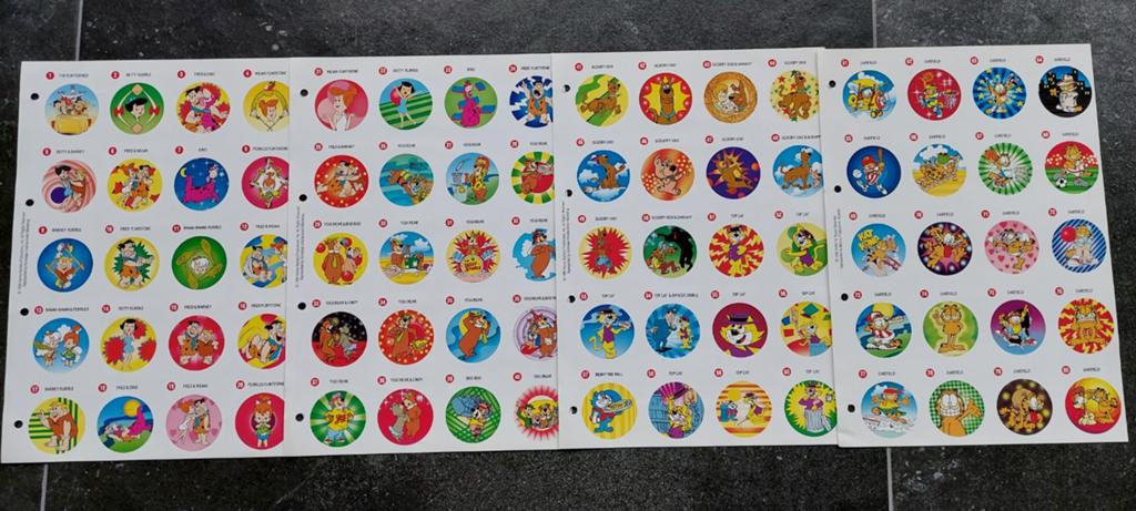 Jam Caps bladen 1 t/m 80, Ophalen of Verzenden, Spiek, Verzameling, Met verzamelmap(pen)
