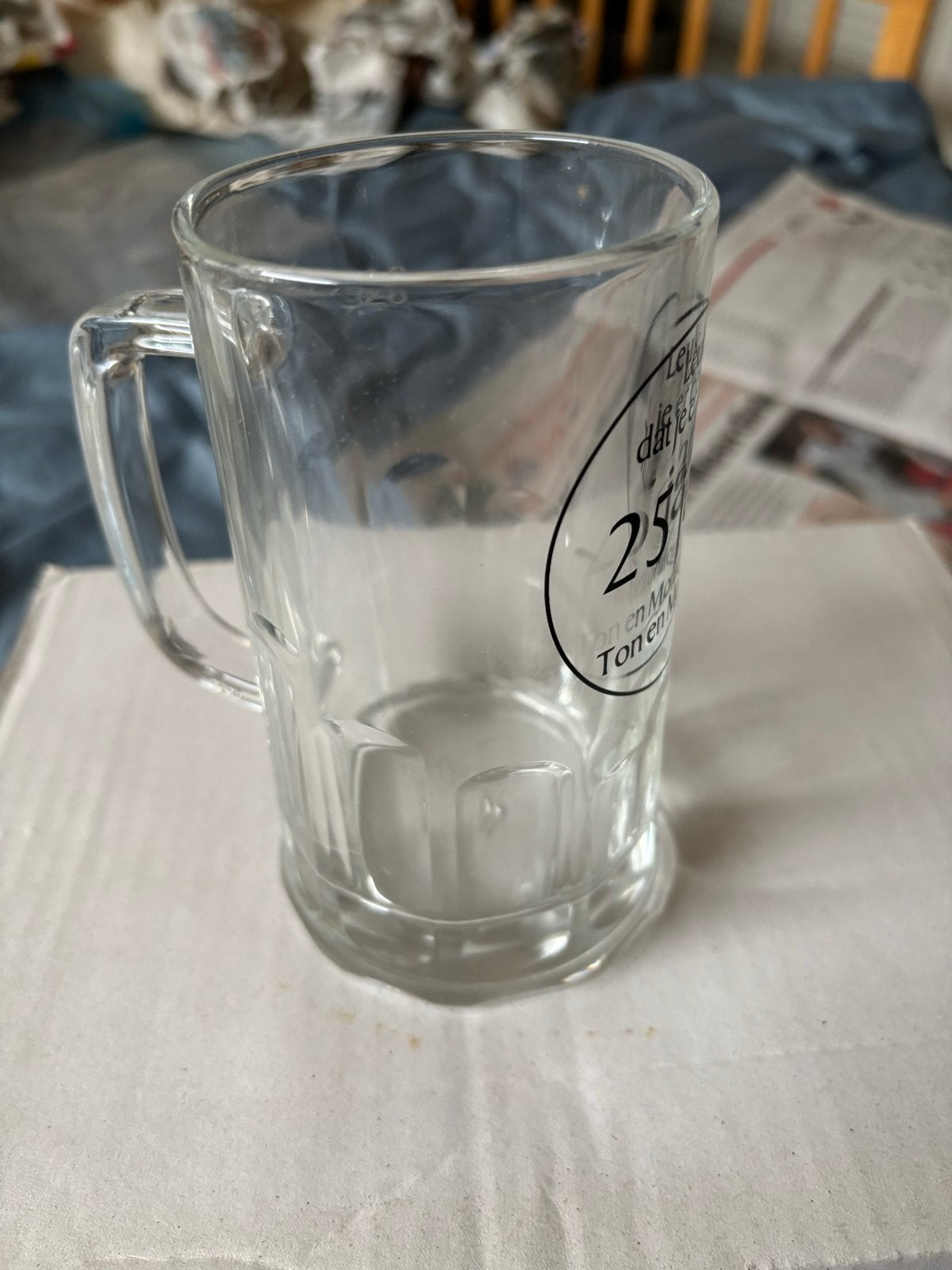 24 Glazen Bierpullen - Perfect voor Oktoberfest!, Ophalen of Verzenden, Zo goed als nieuw, Overige merken, Glas