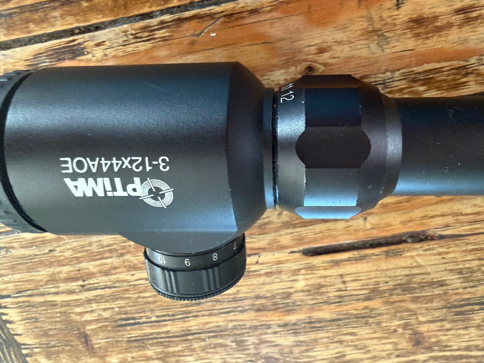 Optima Richtkijker 3-12x44AOE, Sport en Fitness, Schietsport-accessoires, Ophalen of Verzenden, Gebruikt