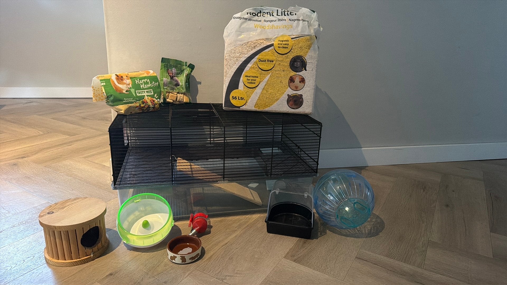 Hamsterhok compleet, Gebruikt, Minder dan 75 cm, Ophalen, Minder dan 60 cm