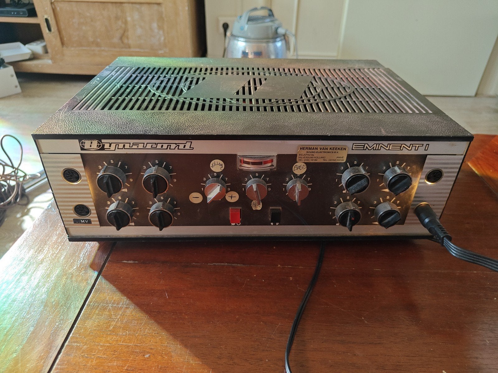 Dynacord Eminent I buizenversterker - Vintage audio, Minder dan 60 watt, Ophalen, Overige merken, Gebruikt