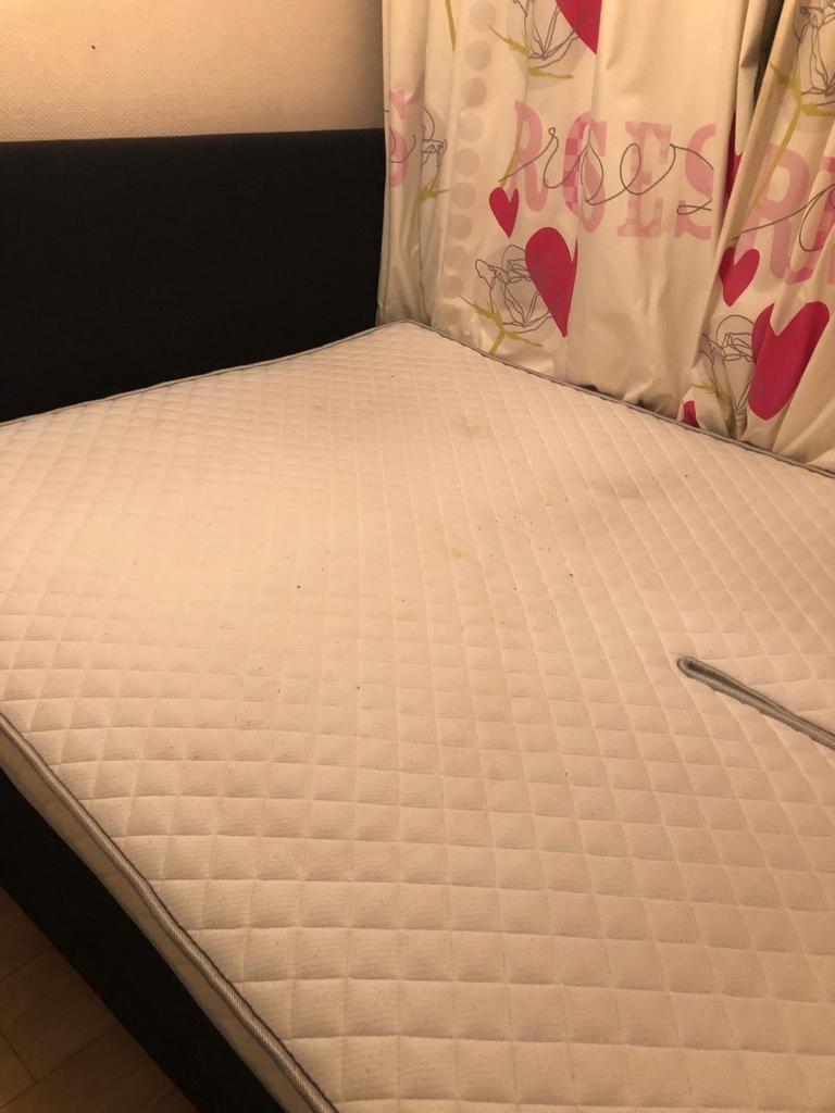 Boxspring Swiss Sense 180x200 met topping, Gebruikt, Zwart, Tweepersoons, Ophalen of Verzenden