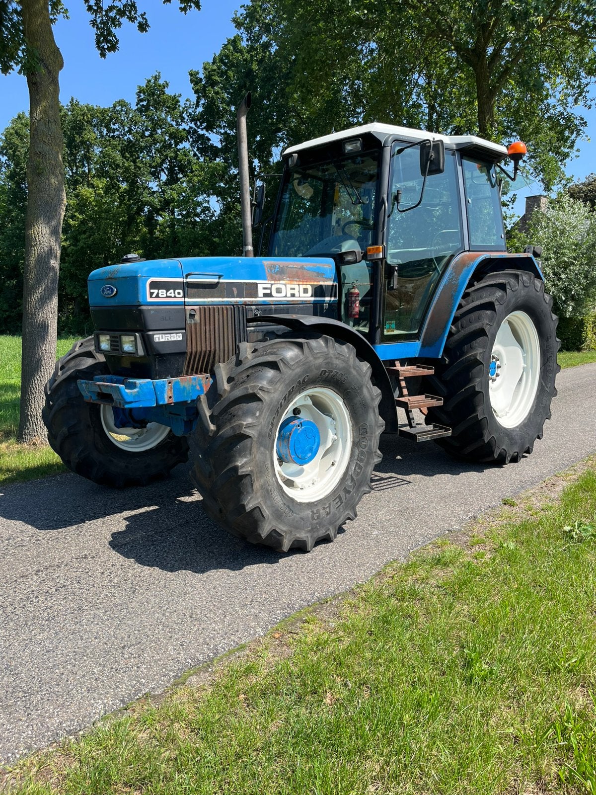Ford 7840SLE Turbo, Zakelijke goederen, Agrarisch | Tractoren, Ophalen, Gebruikt, Tot 80 Pk, Ford