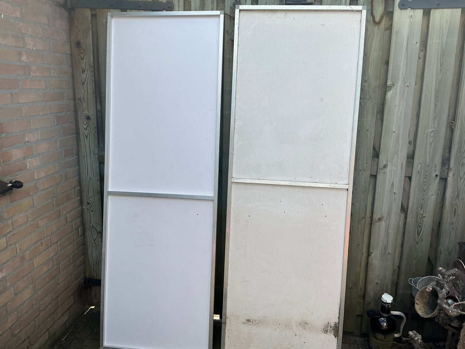 Voliere panelen, Dieren en Toebehoren, Vogels | Hokken en Kooien, Ophalen, Gebruikt, Aluminium, Volière