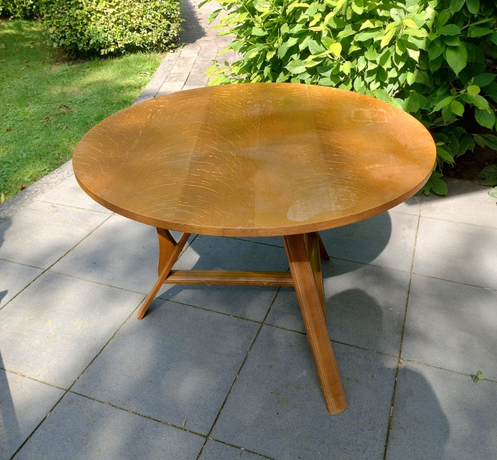 Klaptafel, deens, Ophalen, Gebruikt, 100 tot 150 cm, Deens