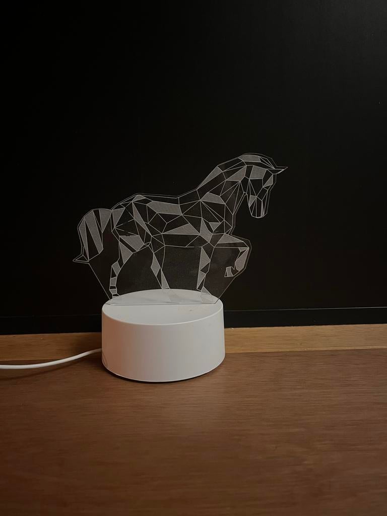 Paardenlamp LED USB, Huis en Inrichting, Ophalen of Verzenden, Zo goed als nieuw