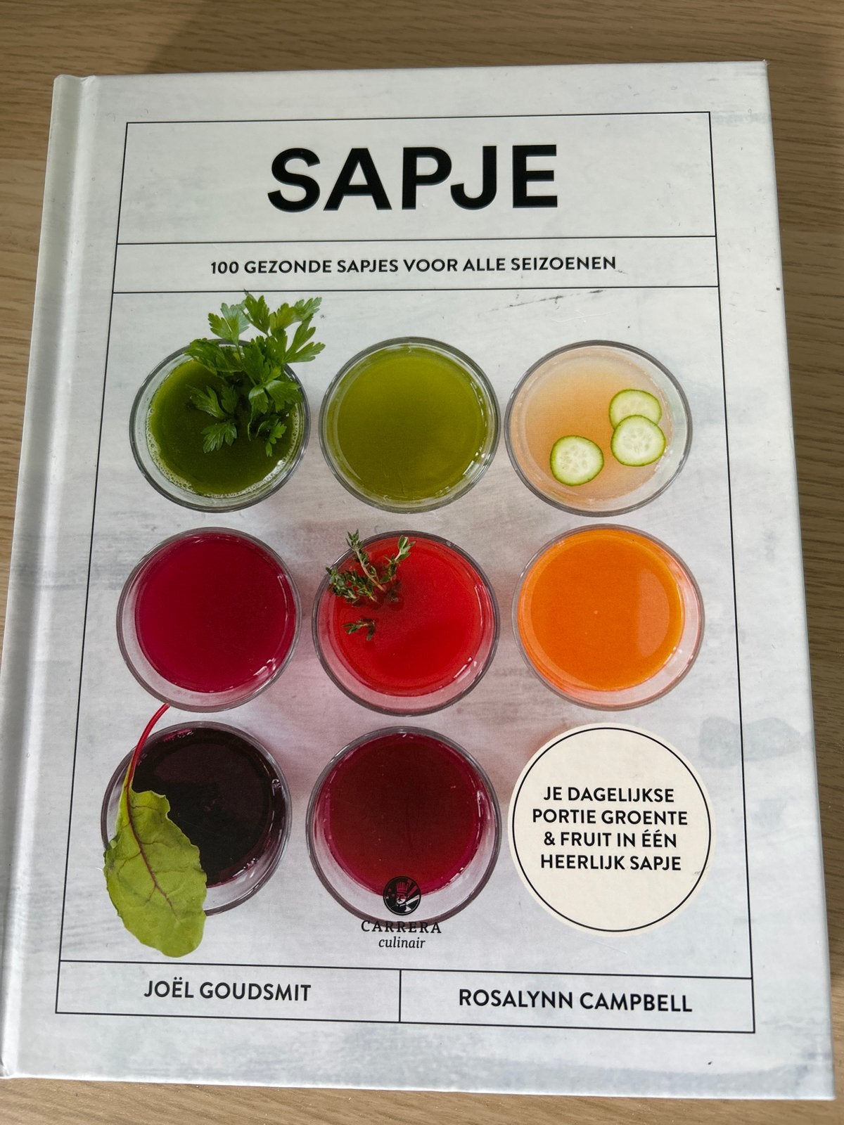 SAPJE: 100 gezonde sapjes voor alle seizoenen, Voorgerechten en Soepen, Ophalen of Verzenden, Zo goed als nieuw, Gezond koken