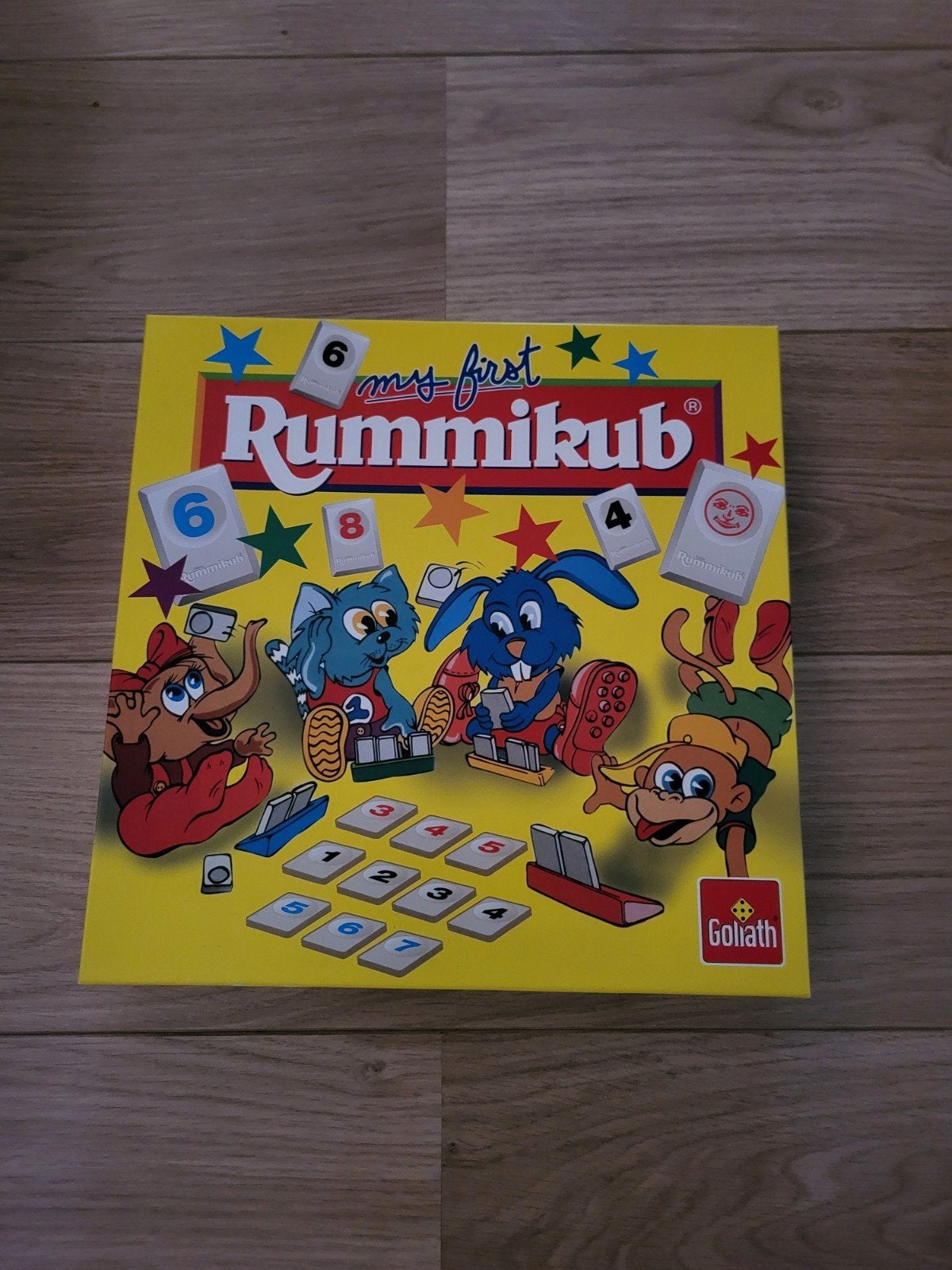 My First Rummikub - Educatief cijferspel voor kinderen, Drie of vier spelers, Ophalen of Verzenden, Gebruikt, Goliath
