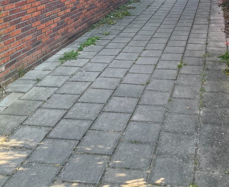 20 m2 terrastegels 30x30 cm gratis, Tuin en Terras, Ophalen of Verzenden, Zo goed als nieuw, 10 m² of meer, Beton