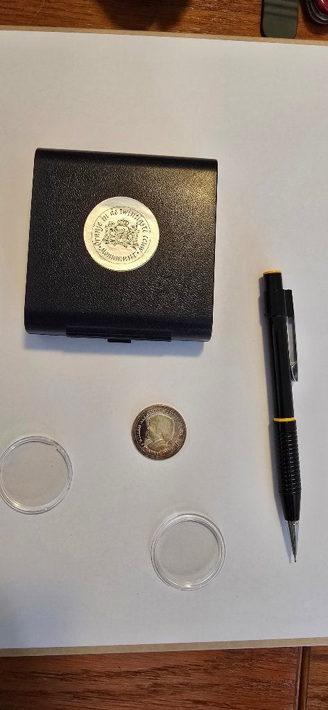 zilveren herdenkingspenning uit 1980, Ophalen of Verzenden, Zilver, Nederland