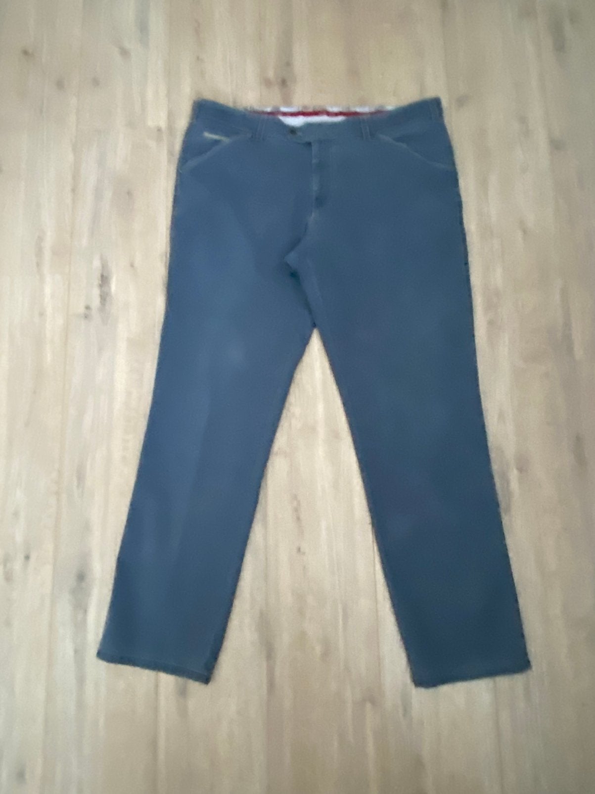 Dunne zomerbroek van Meyer maat 54, Ophalen of Verzenden, Zo goed als nieuw, Maat 52/54 (L), Blauw