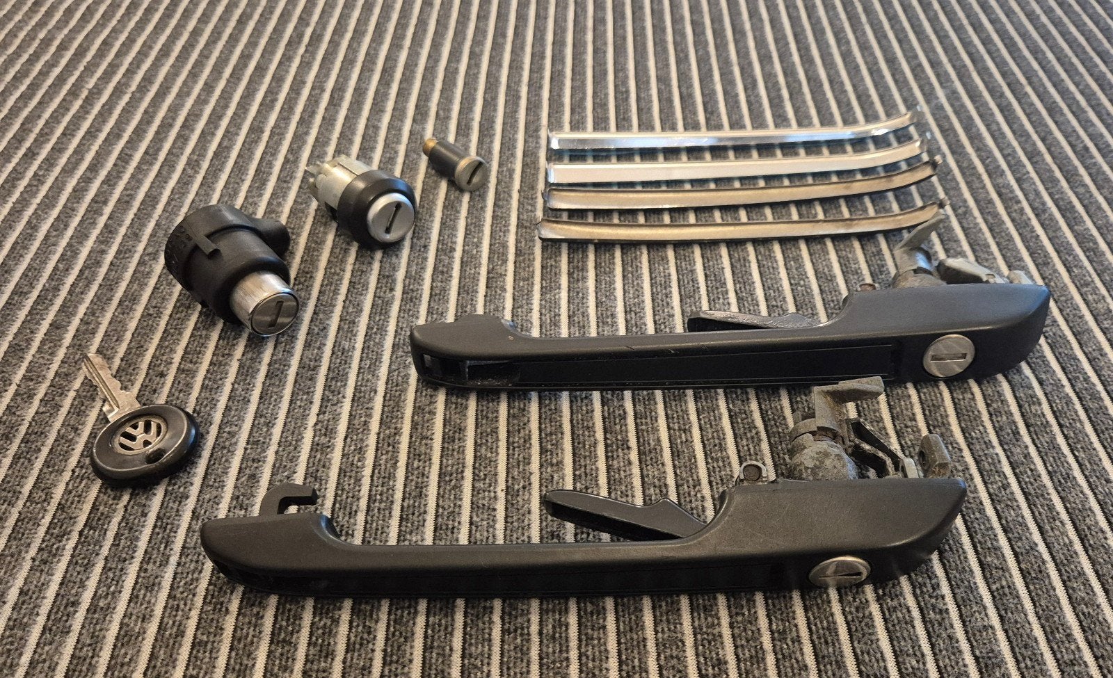 Golf mk1 gelijksluitend slotenset orgineel volkswagen, Ophalen of Verzenden, Gebruikt, Volkswagen
