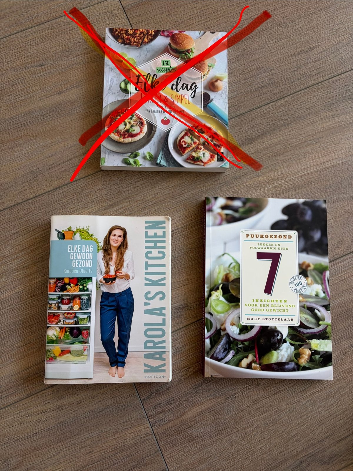 Kookboeken set: Lekker & Simpel, Karola's Kitchen, PuurGezon, Gelezen, Voorgerechten en Soepen, Ophalen of Verzenden, Gezond koken