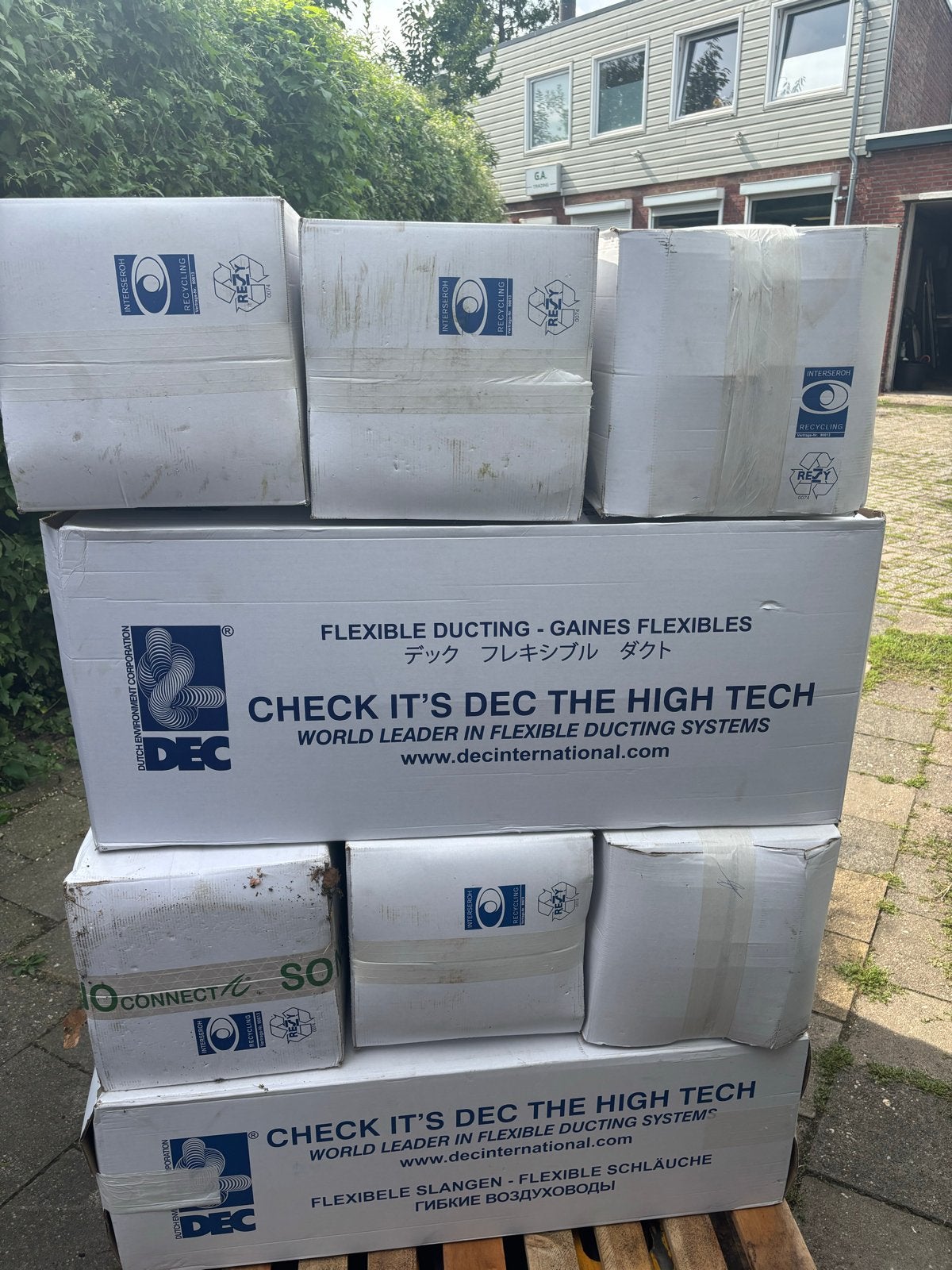 10x Sonodec 254mm geïsoleerde flexibele ventilatieslang, Ophalen of Verzenden