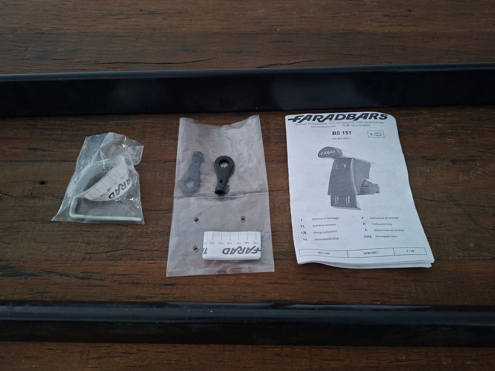 Dakdragers Farad voor Kia Rio, Auto diversen, Dakdragers, Ophalen