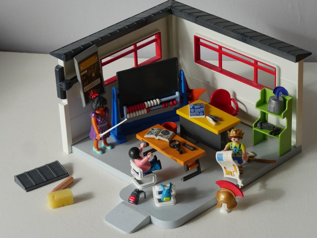 playmobil Geschiedenislokaal nr 9455, Ophalen, Zo goed als nieuw, Complete set