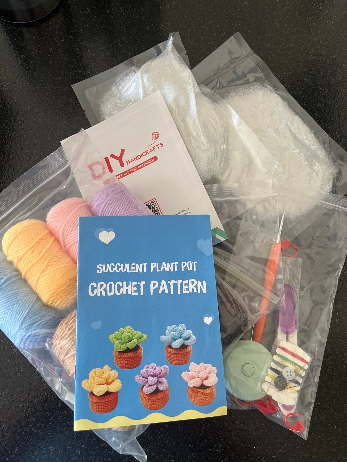 DIY Haakpakket plantje in pot, Ophalen, Nieuw, Haken, Patroon of Boek